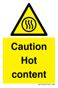 Caution Hot content